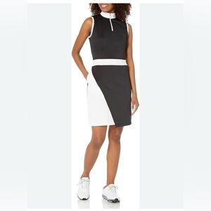 PGA TOUR Women's Colorblock Wrap Skirt Dress NWT Small